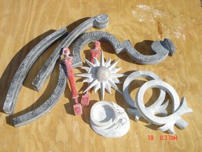 Ornamental aluminum and bronze castings